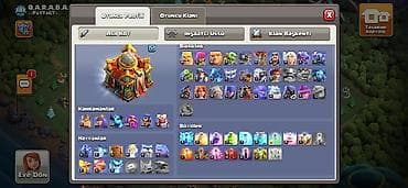 Clash of Clans hesabı – inkişaf etmiş Asil Kənd və güclü qoşun/profil