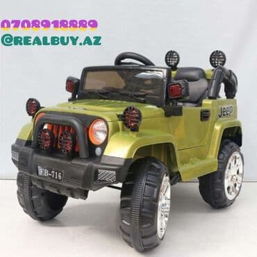 maşınlar uşaq üçün: Jeep 12V Elektrikli uşaq maşını. Akkulmayorla ışləyən Lisenziyalı — 1