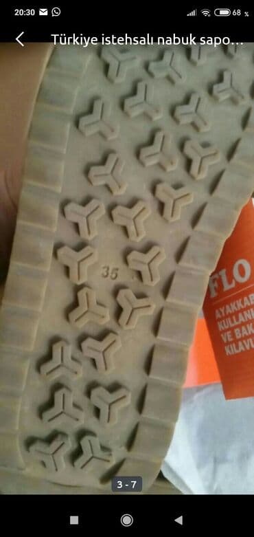 qiz ucun botlar: FLO, Ölçü: 35, rəng - Boz, Yeni — 8