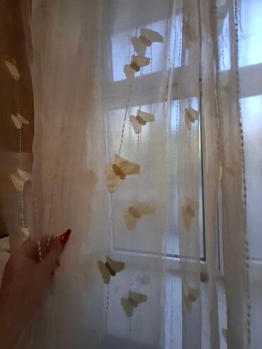 tül pərdələr: Çox gözəl tüldür demək olar təzədir, mətbəxə yataq otagı,uşaq otagı — 2