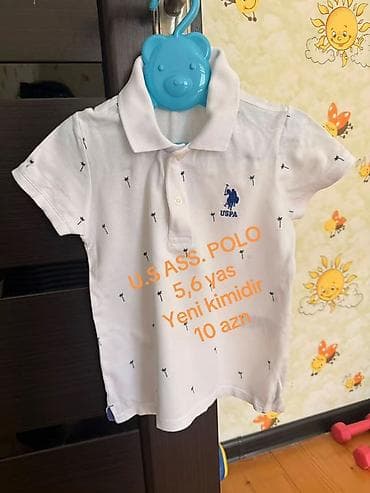 gun eynəyi: Polo köynək, U.S. Polo Assn, rəng - Ağ — 1