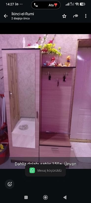 skafi: Dəhliz dolabı satılır 150₼. Ünvan Maştağa &Rumi — 1