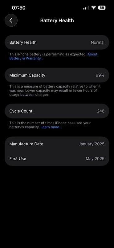 i̇phone 16e: IPhone 16e, 128 GB, Qara, Face ID — 2