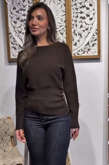 Kurtkalar: Sviter, Phardi, M, rəng - Qəhvəyi — 4