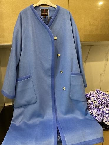 drap paltolar: Palto, Mavi, Standart, rəng - Mavi — 3