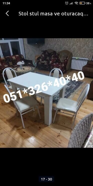 perla mebel stullar: Stol stul masa ve oturacaq destleri Oturacaq stullar stol stul stul — 10