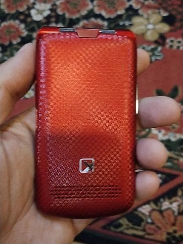 Elektronika: TEXET qapaqlı mobil telefon – qırmızı rəng - Korpus: sürüşməyən — 7