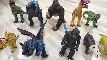 Quşlar: Uşaq oyuncaqları – Dinozavr və təsviri heyvan fiqurları Şəkillərdə — 3