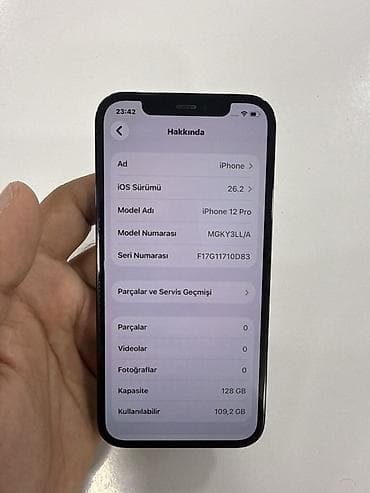 ipone 5 s: IPhone 12 Pro, 128 GB, Pacific Blue, Face ID — 3