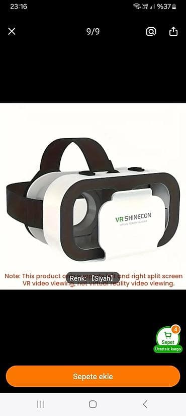 ps vr 2: VR SHINECON smartfon üçün 3D VR eynək - Smartfonla istifadə üçün — 5