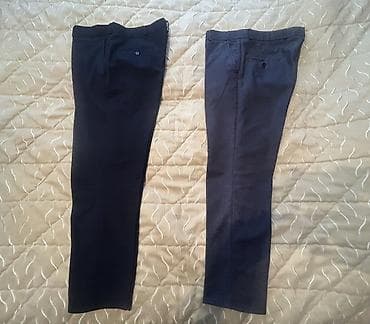 şalvar: Kişi klassik şalvarları – 2 ədəd dəst - Rənglər: tünd göy (sol) — 2