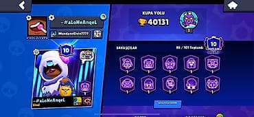 oyun konsoli: Brawl Stars hesabı – yüksək səviyyəli və zəngin kontentli - Kupa: 40 — 3