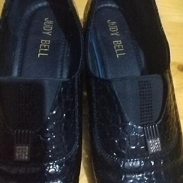 Мокасины и лоферы: JUDY BELL qadın ayaqqabısı - Rəng: qara, laklı səth - Üst material — 2