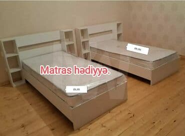 ikinci əl yataqlar: Yeni, Təknəfərlik çarpayı, Bazasız, Matras ilə, Siyirməsiz, Azərbaycan — 5