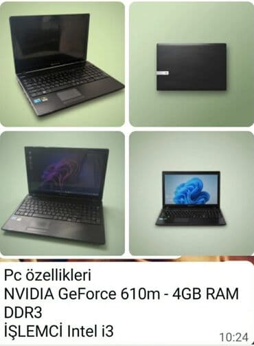 Printerlər: Intel Core i3, 4 GB, 15.6 " — 4