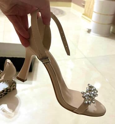 детские летние туфли: Размер: 40, цвет - Бежевый, Новый — 3