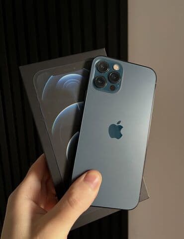 ayfon 50: IPhone 12 Pro, 256 GB, Pacific Blue, Zəmanət, Kredit, Simsiz şarj — 1