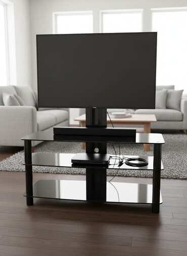 Yeni, Düz TV altlığı, Polkalı, Şüşəli