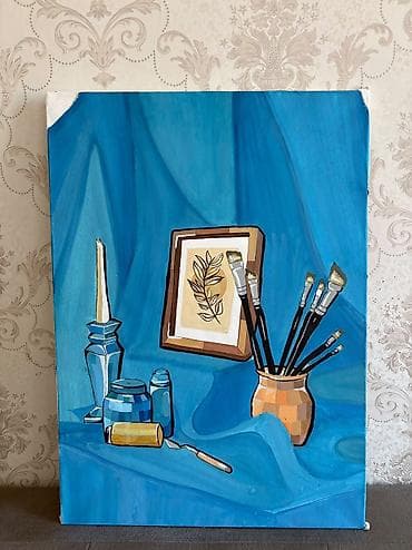 🎨 Satılır | Orijinal əl işi rəsm 50×70 sm ölçüdə, kətan üzərində əl lalafo.az -da 🎨 Satılır | Orijinal əl işi rəsm 50×70 sm ölçüdə, kətan üzərində əl