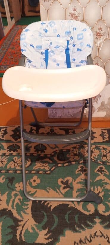 коврик для детей: Uşaq yemək stulu - Metallik möhkəm karkas, sabit dayaqlar - Yumşaq — 2