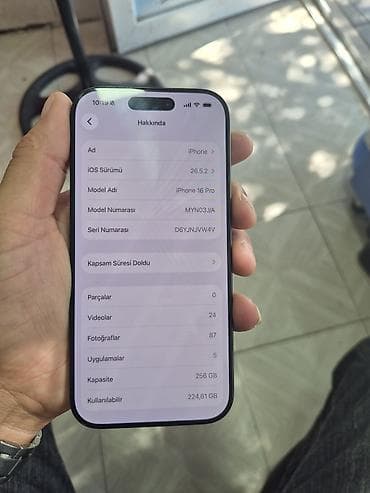 paltaryuyan 2 ci el: IPhone 16 Pro, 256 GB, Graphite — 2