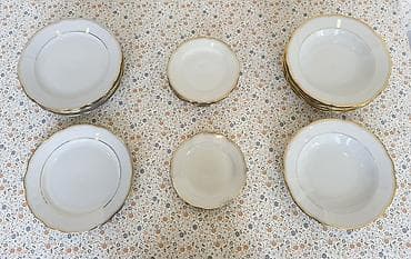 Qab-qacaq və mətbəx ləvazimatları: Nahar dəsti, rəng - Ağ, Farfor, 6 nəfərlik, Almaniya — 4