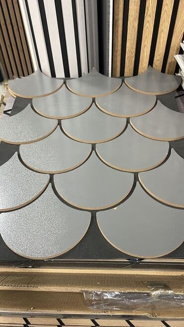 кирпичный завод балыкчы: Dekorativ divar panelləri – “balıq pulcuğu” formasında modullar - — 1