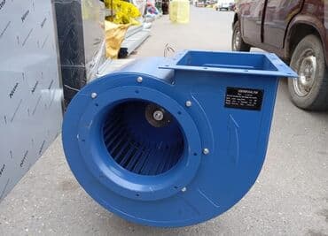 Ulitka Mərkəzdənqaçma ventilyatoru, sənaye və kommersiya tətbiqlərində