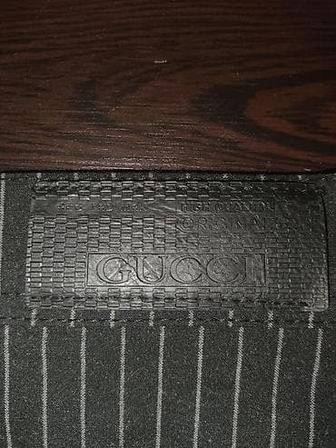Gucci zolaqlı şalvar - Rəng: qara üzərində incə boz şaquli zolaqlar — 5