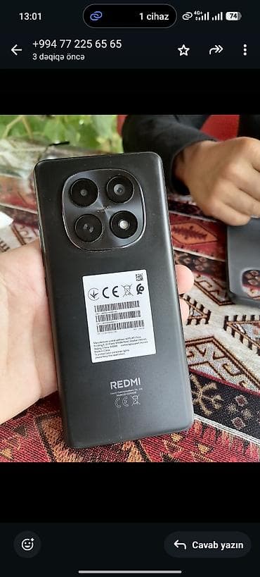 poco m4 pro 5g: Redmi 256 GB, rəng - Qara, Barmaq izi — 2