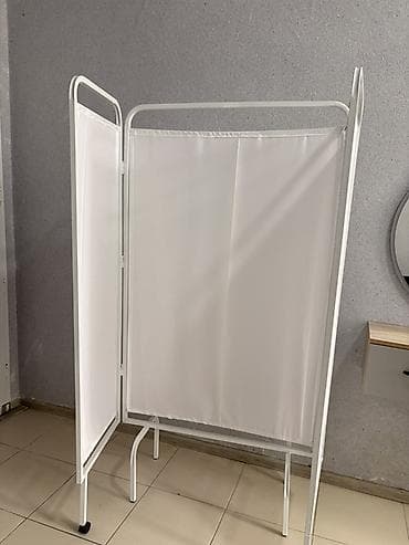 zerin mebil: 3 bölməli tibbi məxfilik paravanı - Konstruksiya: Ağ rəngli, toz boya — 2