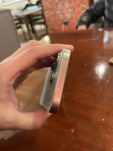Məişət texnikası: IPhone 15 Pro, 256 GB, Natural Titanium, Simsiz şarj, Face ID — 5