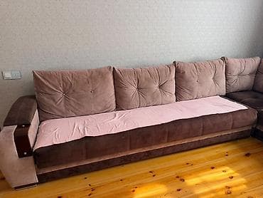 Мебель: L formalı yumşaq künc divan - Dizayn: Sağ bucaqlı L-forma, geniş — 2