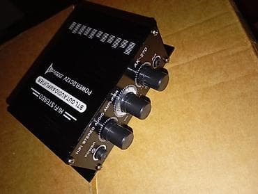 Qulaqcıqlar: Hi-Fi Stereo mini audio gücləndirici — model AK-270 Xüsusiyyətlər: - — 2