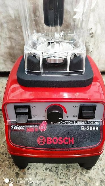 kokteyl blenderi: Blender kokteyl Bosch Guc 3000 watt powerfull motor 2.0L tutumu — 3