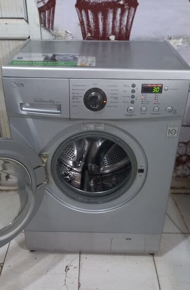 rucnoy paltaryuyan: Paltaryuyan maşın LG, 6 kq, İşlənmiş, Avtomat, Qurutmasız, Pulsuz çatdırılma, Ödənişli çatdırılma — 3