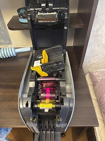 printer sublim: Zebra ZXP Series 1 — plastik kart çap printeri - Kompakt masaüstü — 3