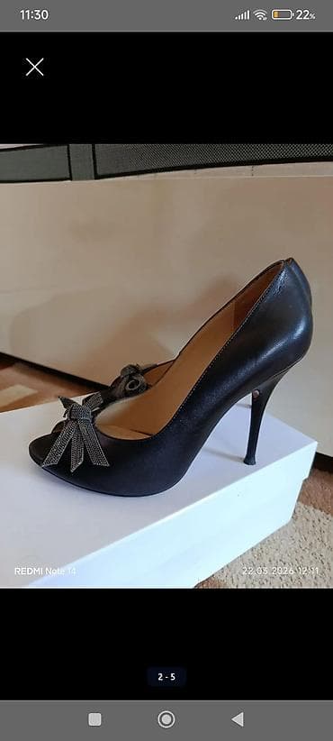 eyaqabi: Pier Lucci qadın yüksək dabanlı tufli - Rəng: qara - Model: açıq — 5