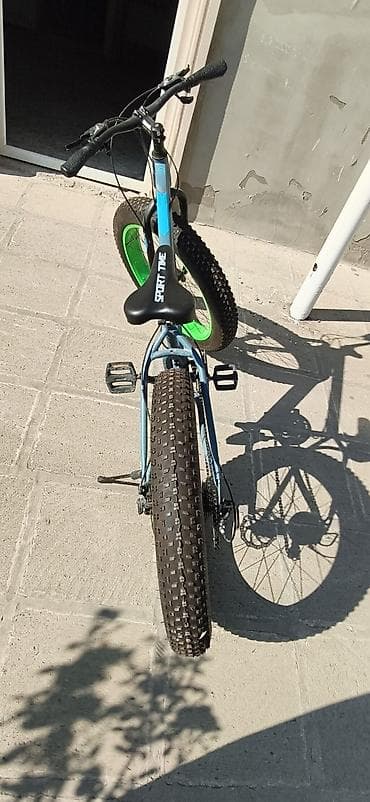 zerb: Fatbike tipli dağ velosipedi - Geniş, dişli “fat” şinlər: qum, qar — 3