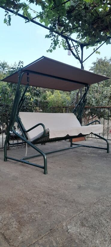 современные диваны: Divan-yelləncək, Zontikli, Metal — 2