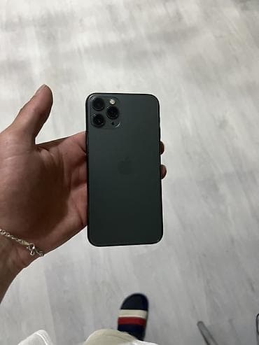 iphone 11 ucuz qiymeti: IPhone 11 Pro, 64 GB, Yaşıl, Qırıq — 1