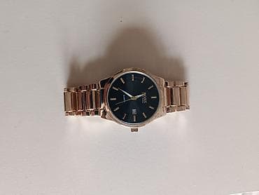 sərf: İşlənmiş, Qol saatı, rəng - Qızılı — 2