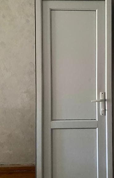 qapilari: Ağ rəngli interyer qapısı - Klassik panel dizaynı: yuxarıda iri — 1