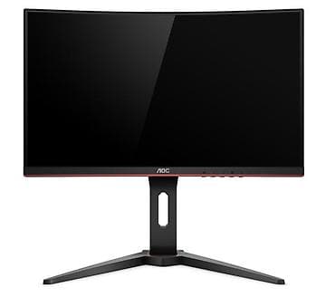 AOC C24G1 24" Gaming Monitor curved. Ekran qirigdi, teze alinib 2 ay