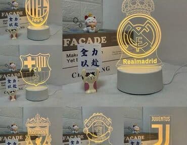Futbol suvenir hədiyyəlik İşıqlı suvenirFutbol komandalarının işıqlı — 7