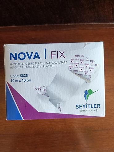 Bintlər, sarğılar: NOVA FIX – Hipoallergen elastik cərrahi yapışqan lent (plaster) — 1