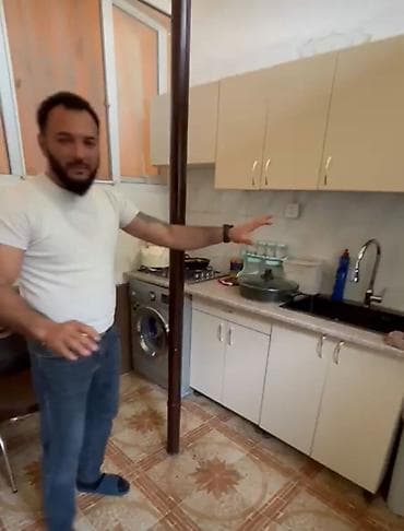 3 otaqlı mənzil – mətbəx və zal 2 yataq - Rahat planlama: girişdən