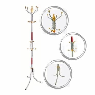 вешалка для бани: Asılqan ✅Hündürlük 1.80 sm ✅diametr 45sm Rəng: Paslanmayan Metal — 2