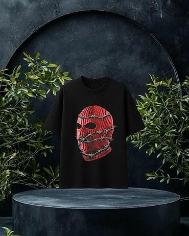 kişi geyimi: Qara rəngli qrafik köynəklər kolleksiyası - Material: yumşaq — 3