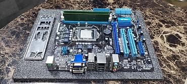 Материнская плата для ПК Asus 1156, Б/у